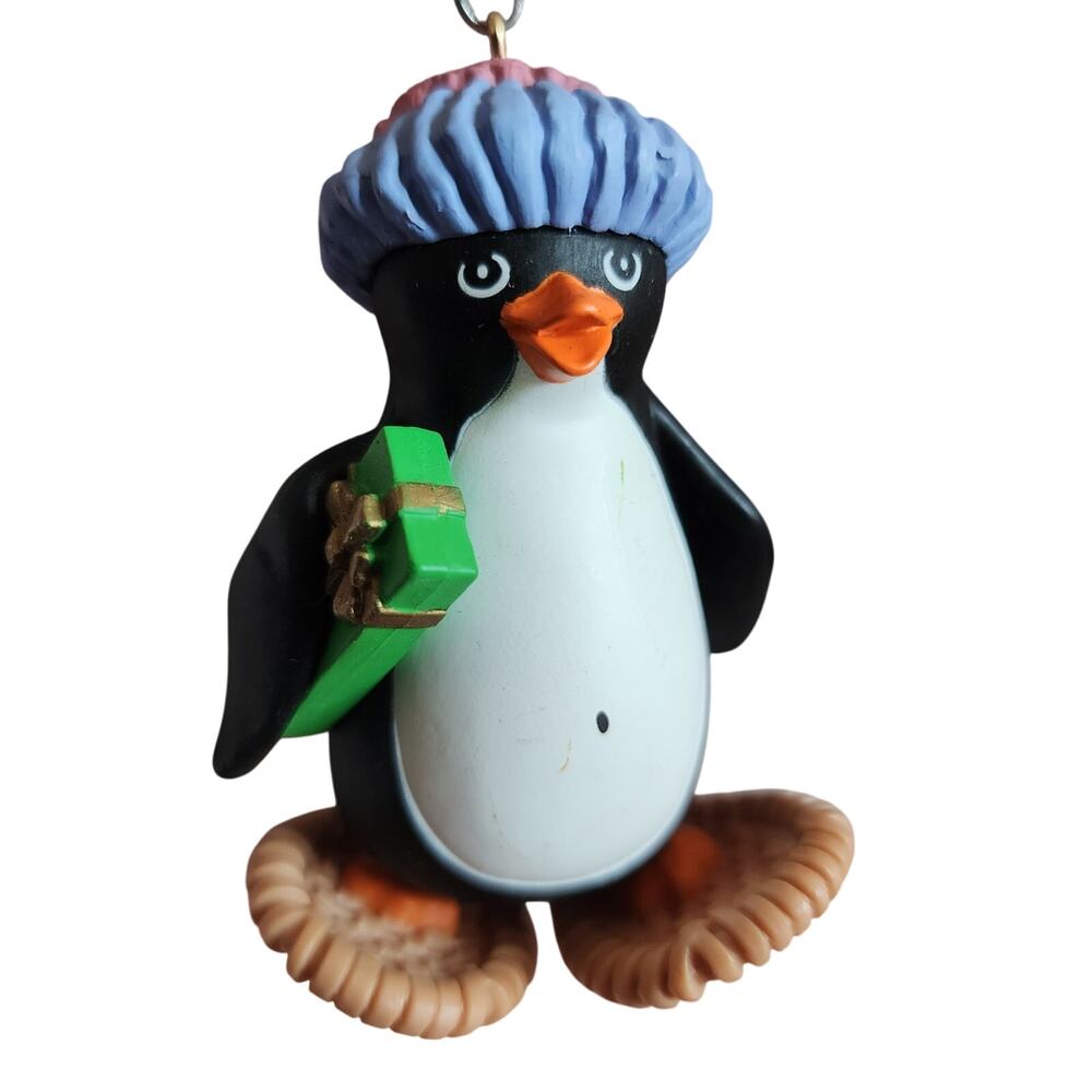 Vintage Hallmark Keepsake Ornament 1984 Snowshoe Penguin